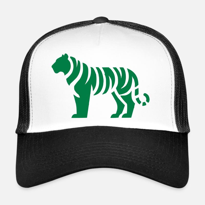 Silhouette de tigre Casquette trucker 