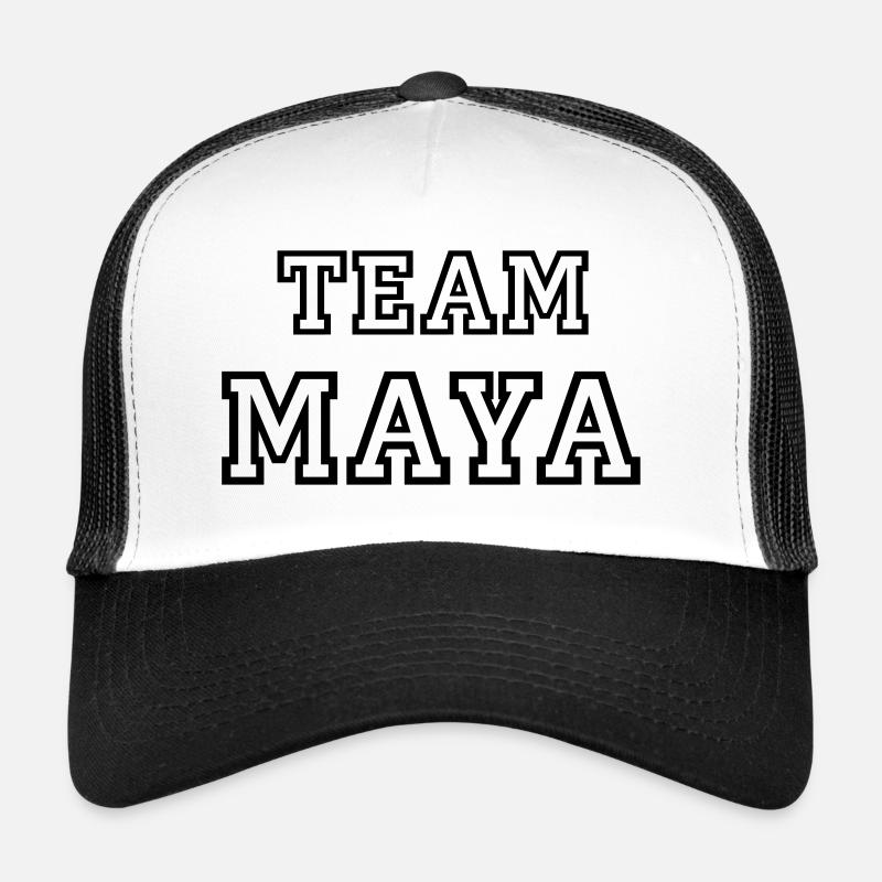 TEAM MAYA Nom du chien TeamTricot Casquette trucker 