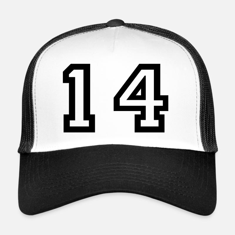 Nummer - 14 - vierzehn Trucker Cap