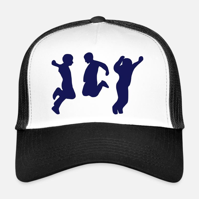 people jumping Trucker Cap