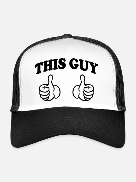This Guy (Custom) - Trucker Cap - white/black - Front
