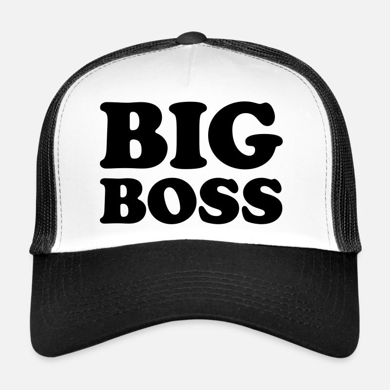 Big Boss - Casquette trucker - blanc/noir