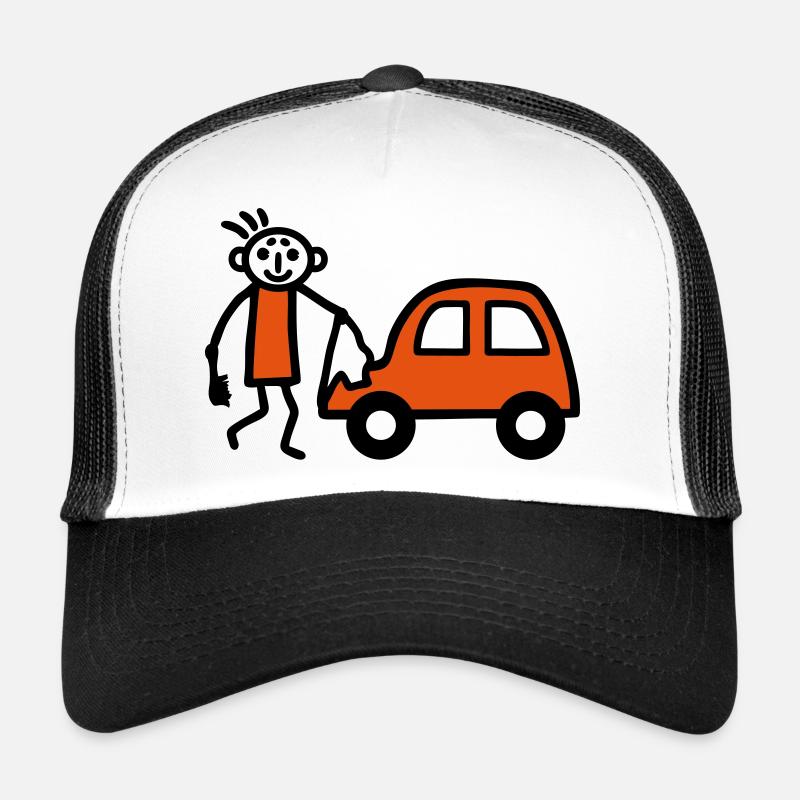 Strichmännchen Autowäsche - V2 Trucker Cap