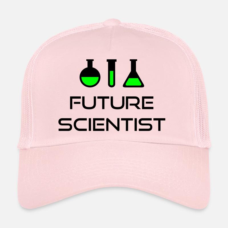 Futur scientifique (piston, tube à essai) Casquette trucker 