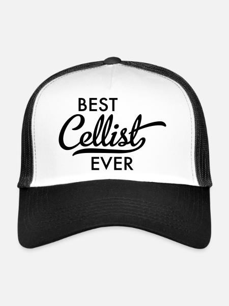 Cellist - Trucker Cap - white/black - Front