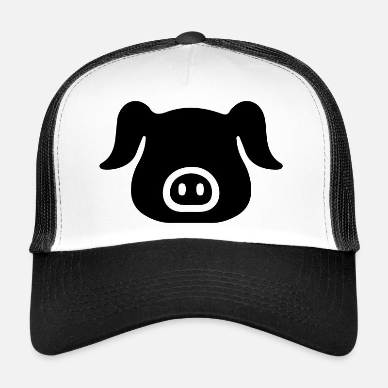 Schweinchen Piggy Schwein Glücksschwein Trucker Cap