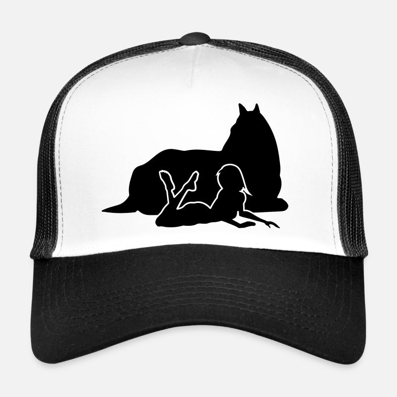 true Friendship - Trucker Cap - Weiß/Schwarz