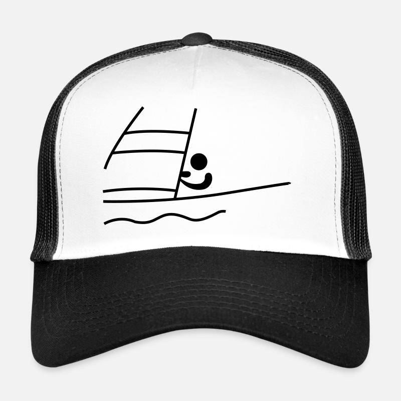sailing - Trucker Cap - Weiß/Schwarz