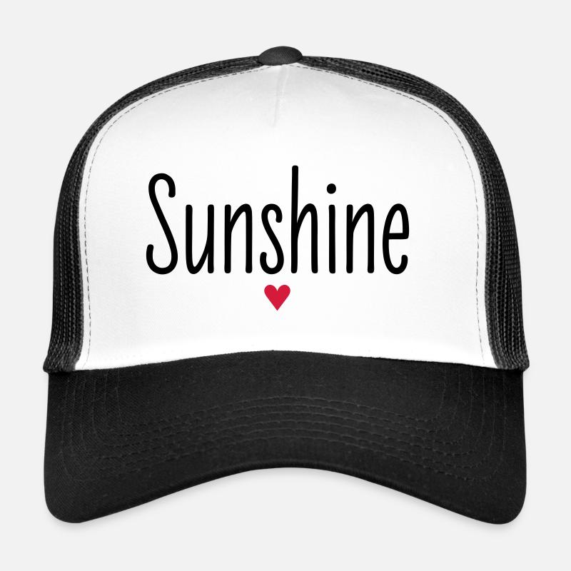 Saint-Valentin anniversaire relation nom d’animal de compagnie soleil Casquette trucker 