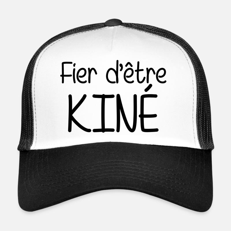 Fier d'être Kiné - Trucker Cap - white/black