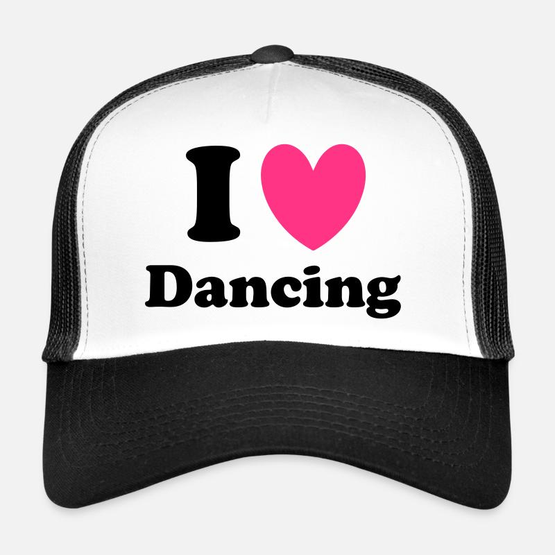 Dancing - Casquette trucker  - blanc/noir