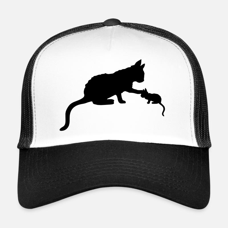 Cat Mom touche les chatons Casquette trucker 