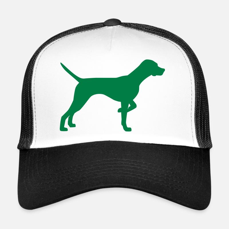 silhouette de chien pointeur Casquette trucker 