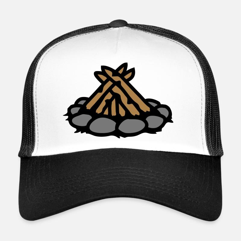 Lagerfeuer ohne Feuer Camping Trucker Cap