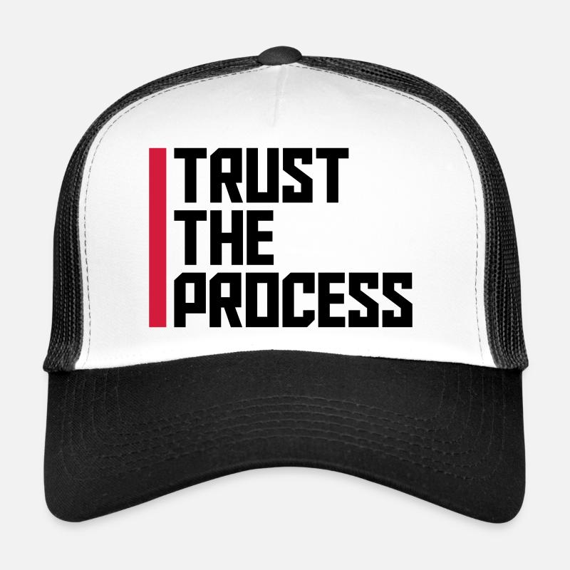 trust the process Quote Trucker Cap