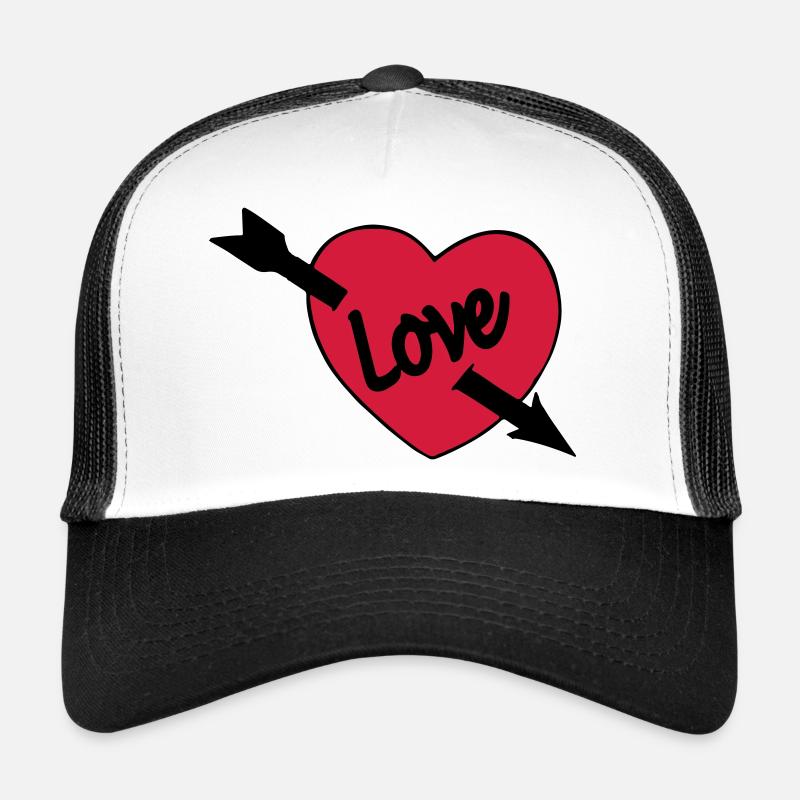 Flèche du cœur d’amour Casquette trucker 