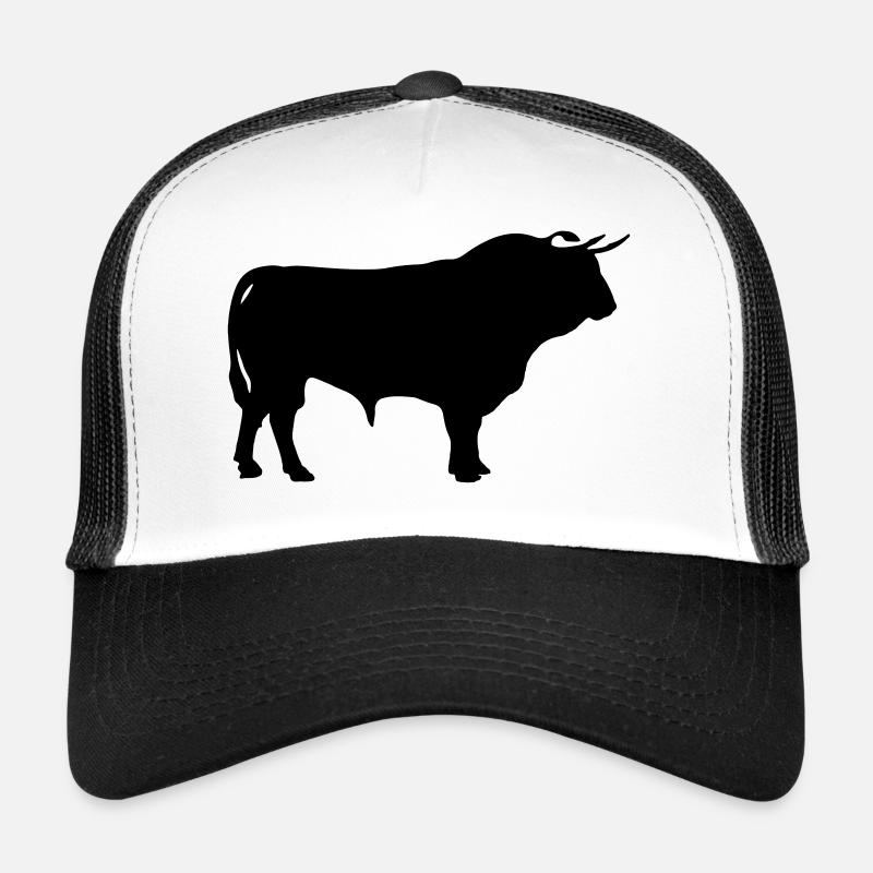 bull silhouette Trucker Cap