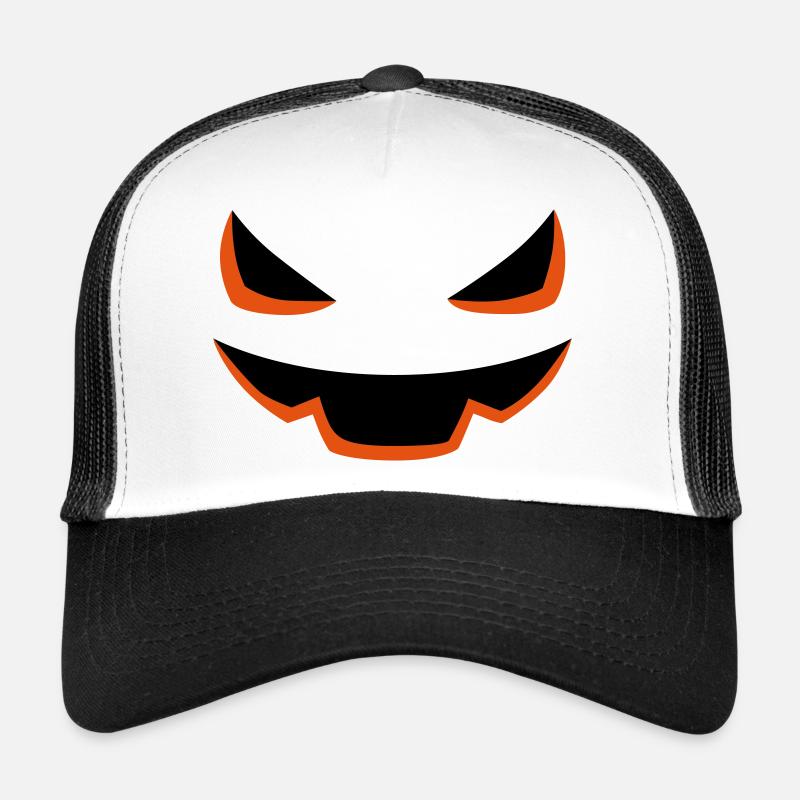 Pumpkin Face Halloween Casquette trucker 