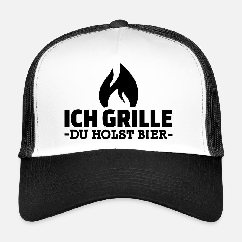 Ich grille du holst Bier Trucker Cap