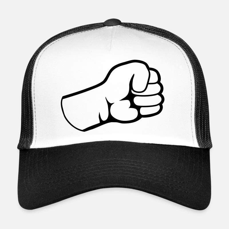 Design Poings ensoutenés Casquette trucker 