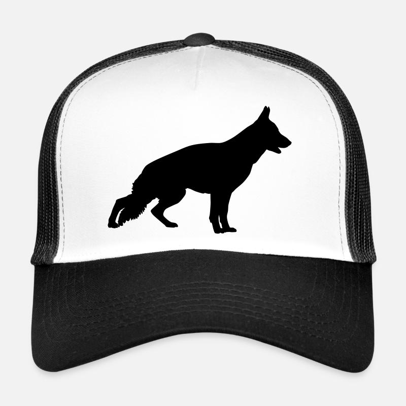 German Shepherd Silhouette 1 Trucker Cap