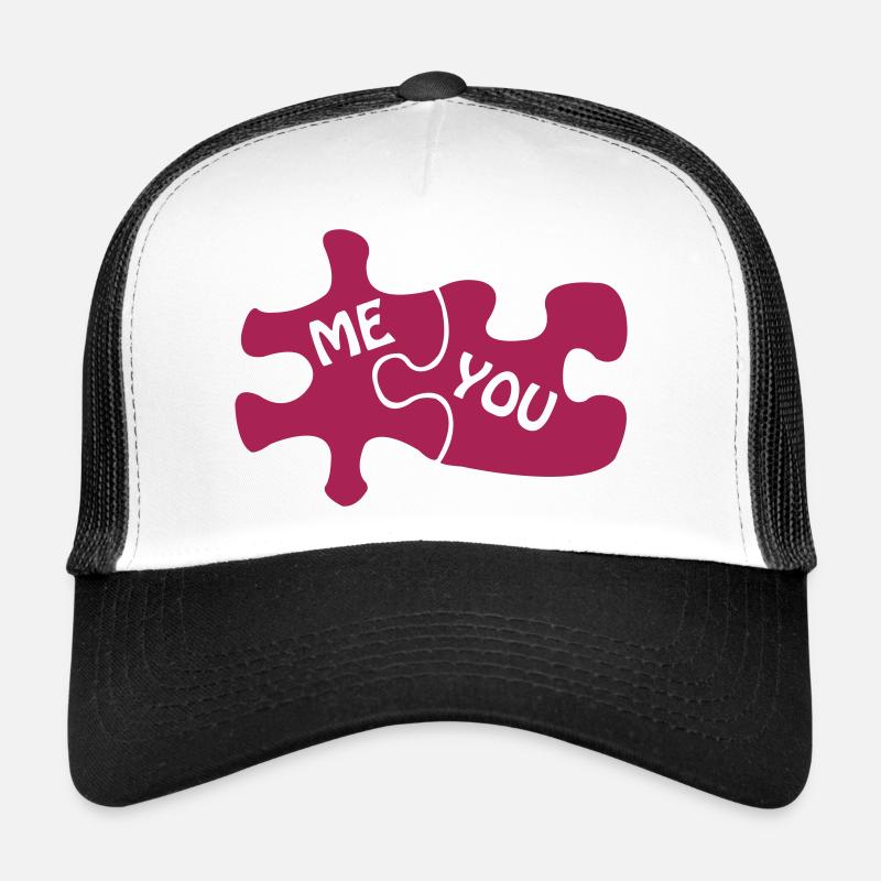 Puzzle Love Trucker Cap
