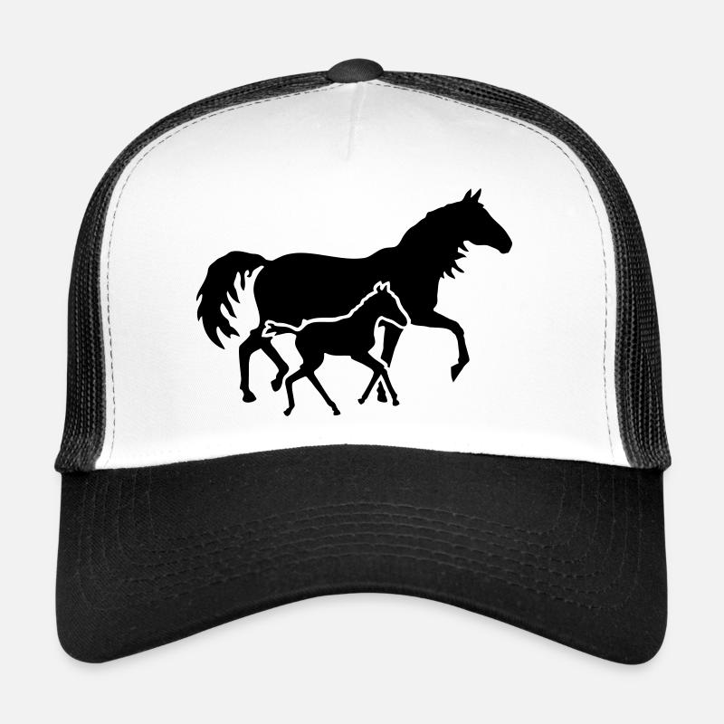 Fohlen mit Stute Trucker Cap