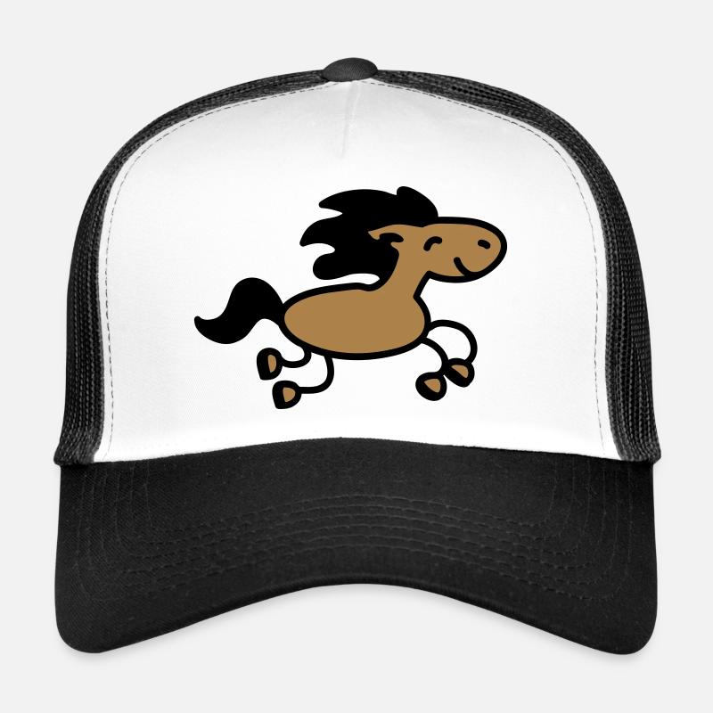Pferd springt 2 Trucker Cap