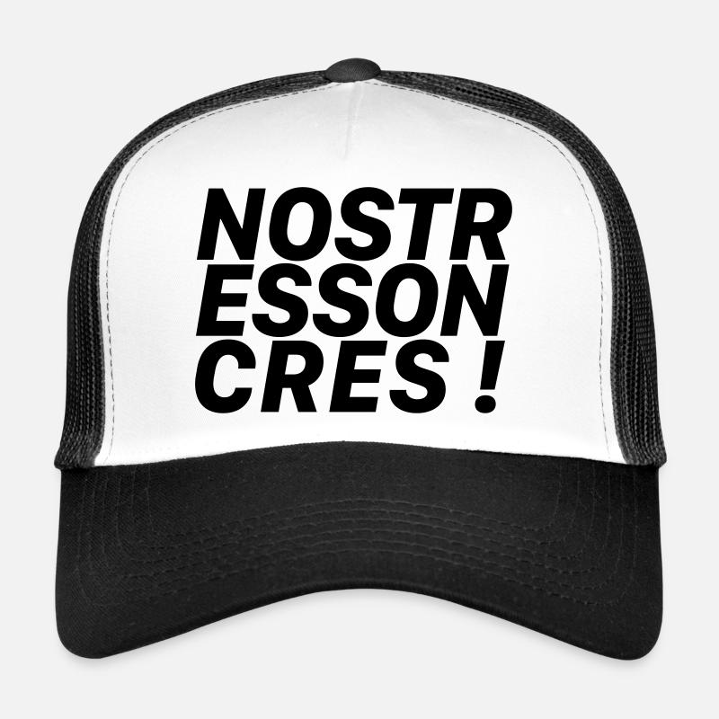 No Stress On Cres / block Trucker Cap