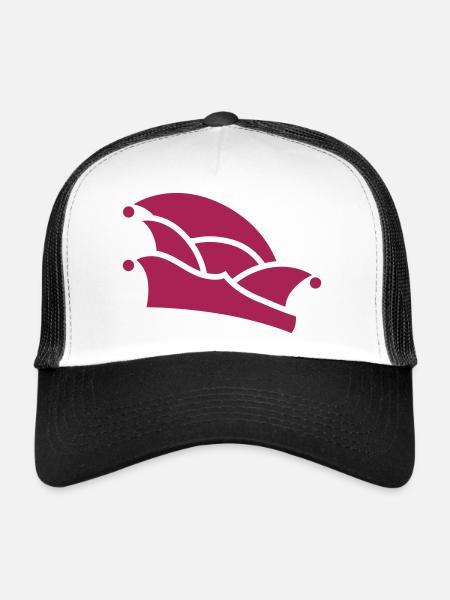 Fool's cap - Trucker Cap - white/black - Front