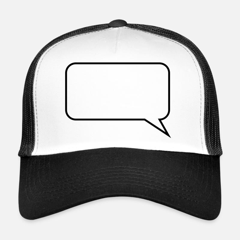 Sprechblase // Comic // Spruch machen // Aussage Trucker Cap