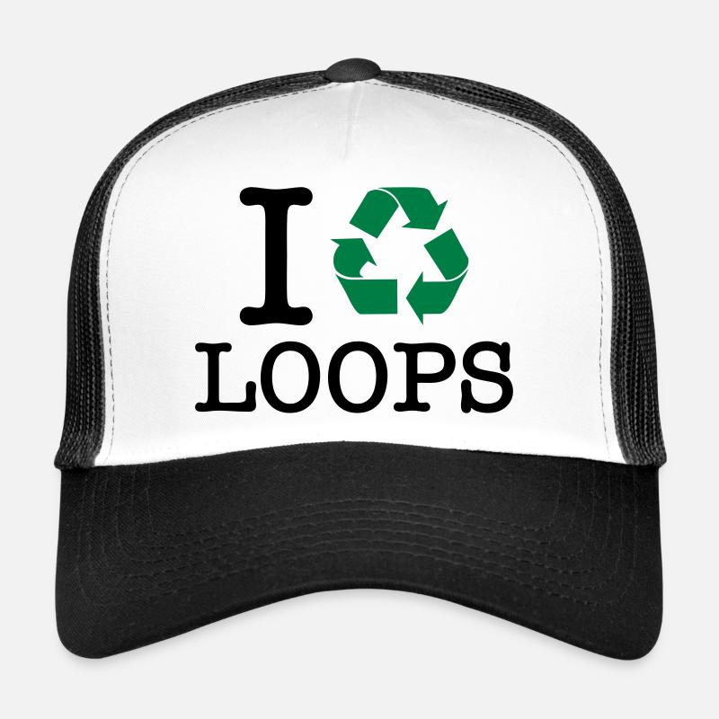 Ich bereite Schleifen auf - Trucker Cap - Weiß/Schwarz