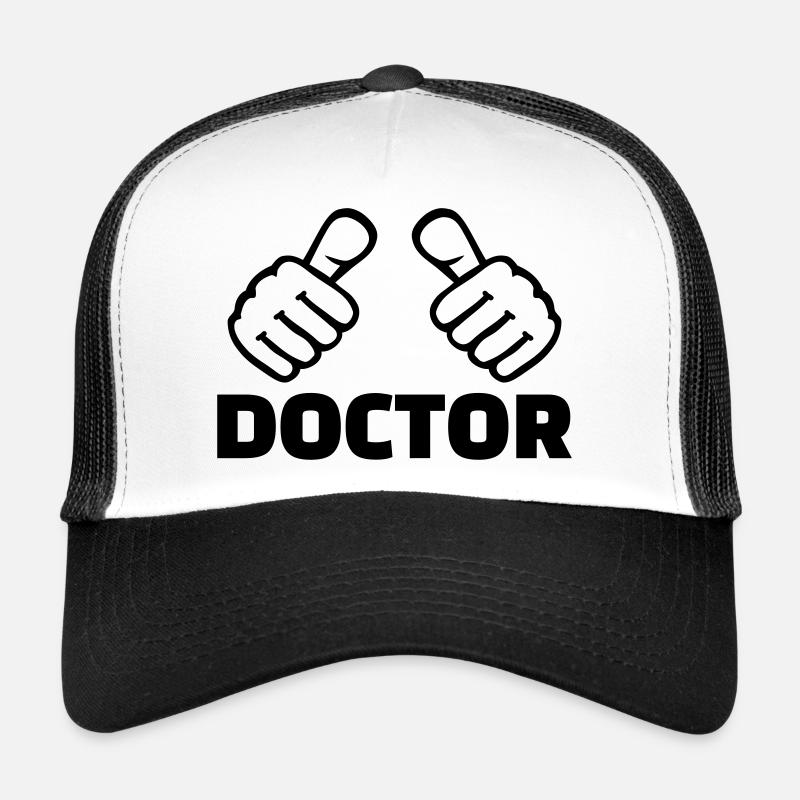 Arzt - Trucker Cap - Weiß/Schwarz