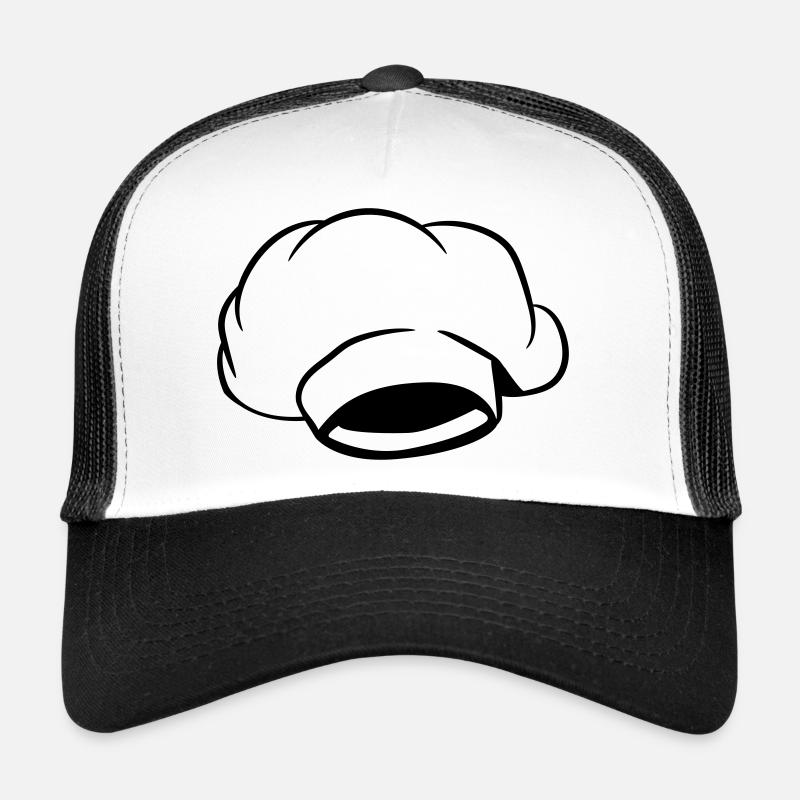 kochen koch kochmütze - Trucker Cap - Weiß/Schwarz
