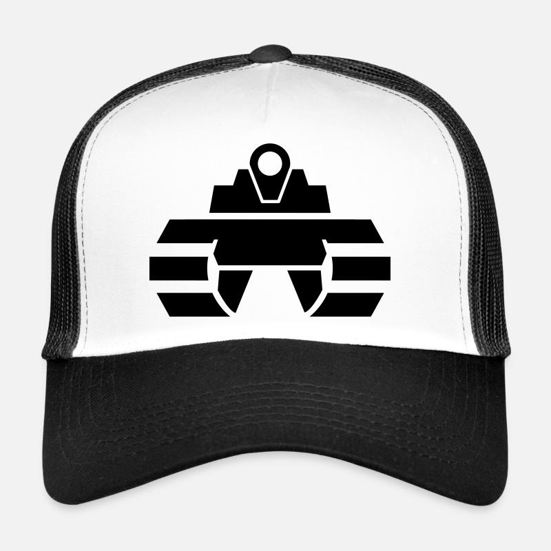 Panzer - Trucker Cap - Weiß/Schwarz