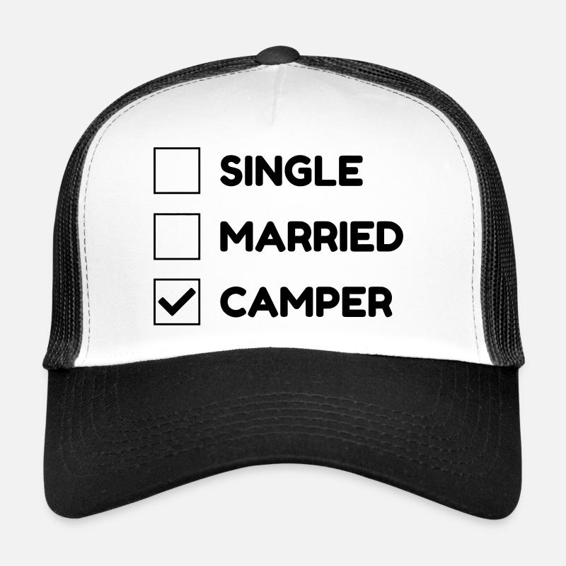 Camping / Camper / Campeur / Camp / Scout Trucker Cap