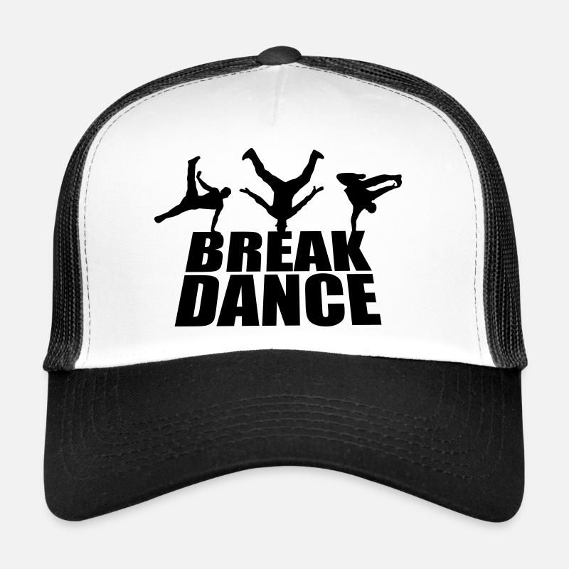 Breakdance - Trucker Cap - Weiß/Schwarz