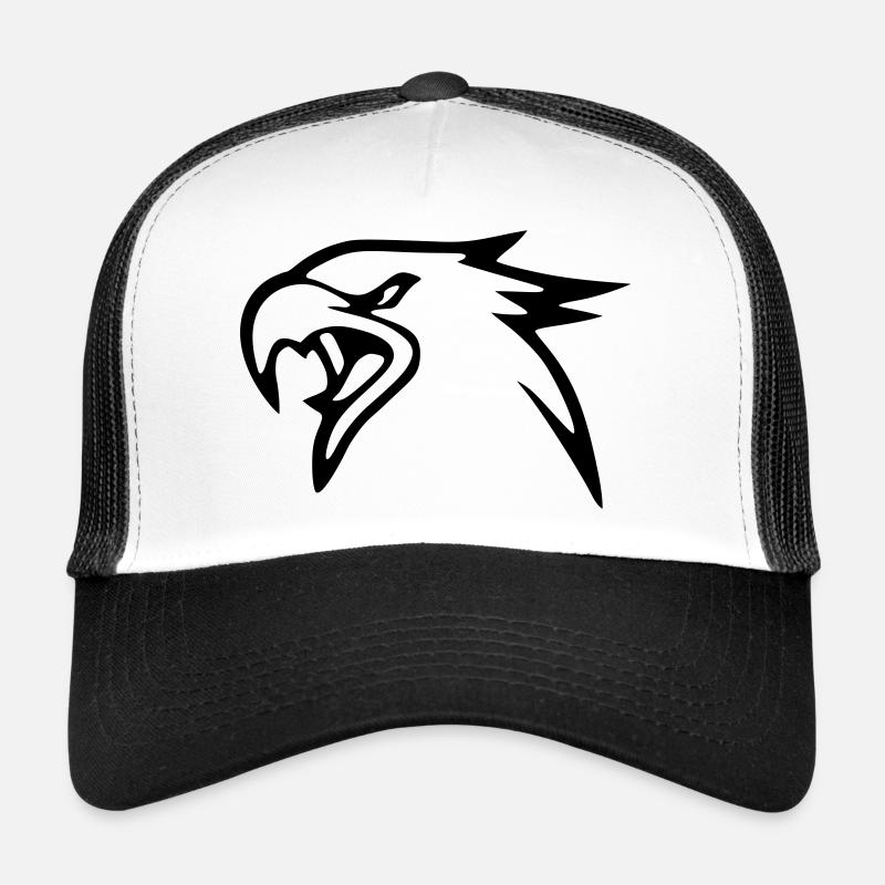Adler - Trucker Cap - Weiß/Schwarz
