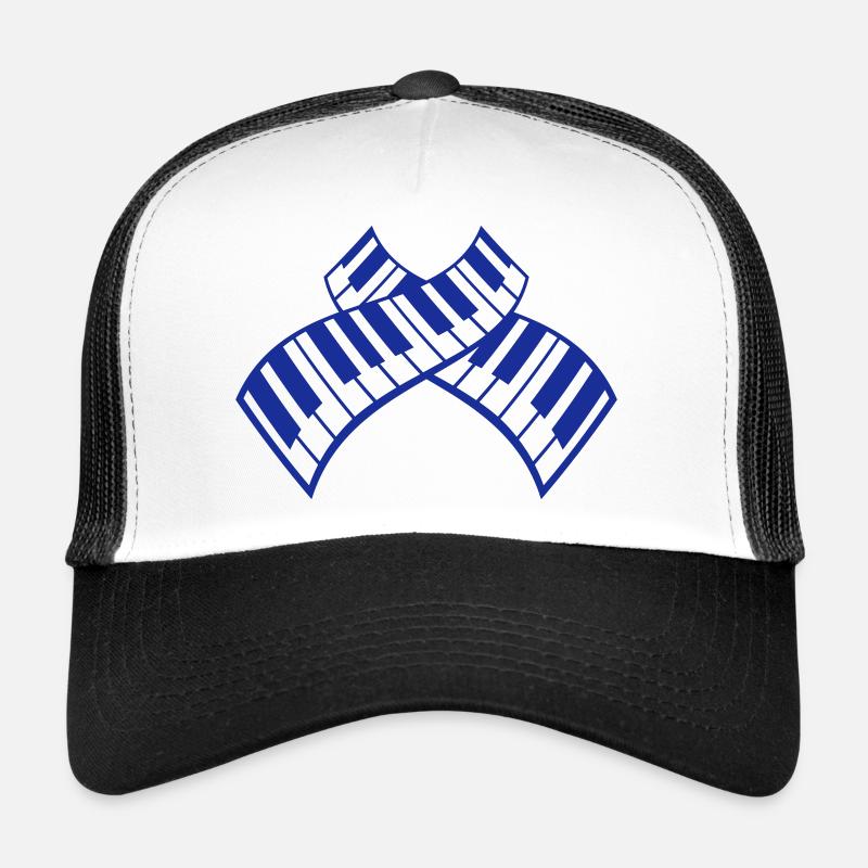 Piano Keys Instrument Playing Classical Music Trucker Cap