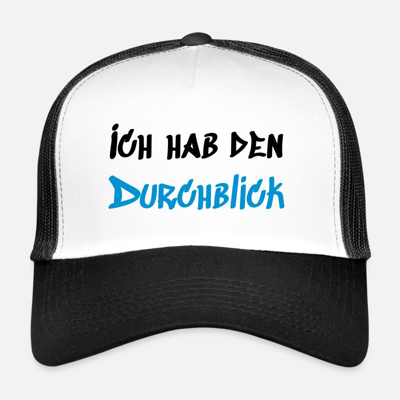 Ich hab den Durchblick - Trucker Cap - Weiß/Schwarz