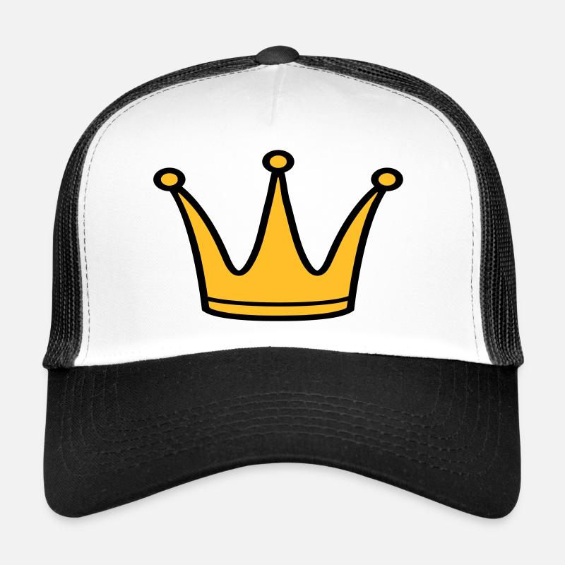 Krone - Trucker Cap - Weiß/Schwarz