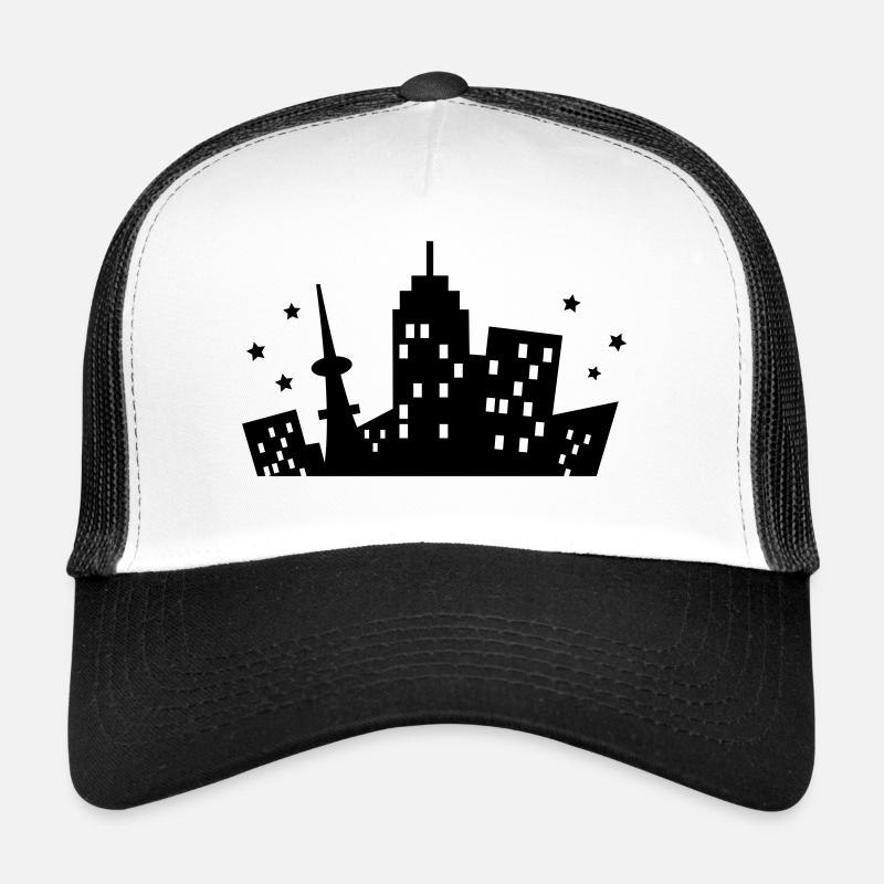 Skyline einer Stadt Trucker Cap