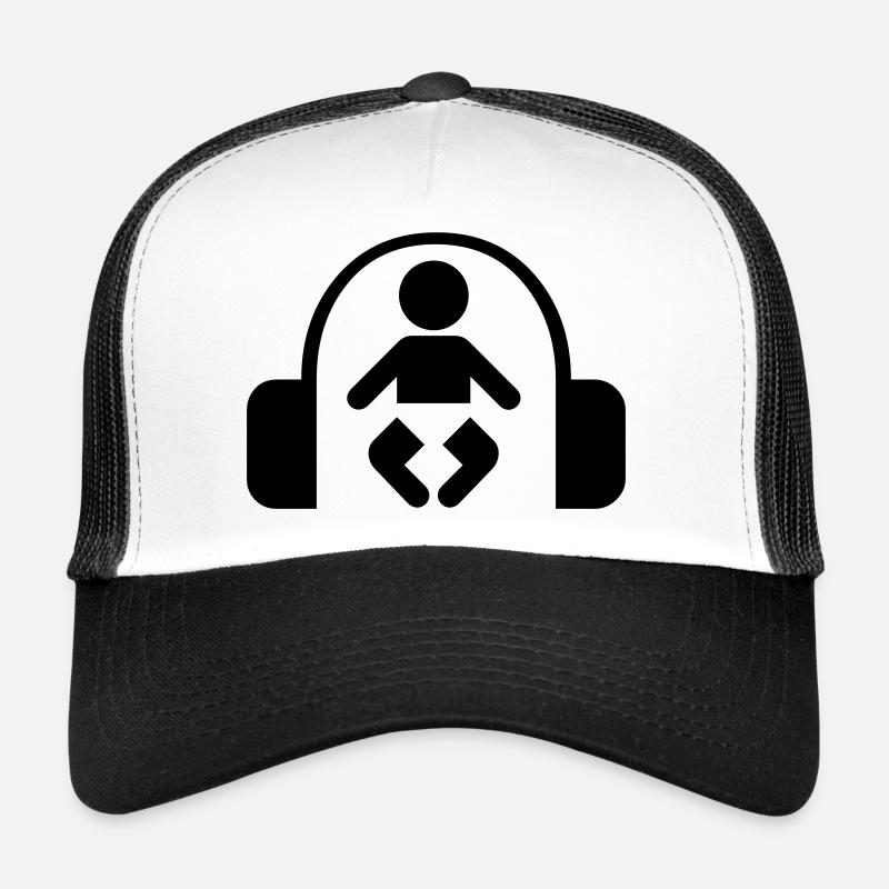 baby headphone music Casquette trucker 