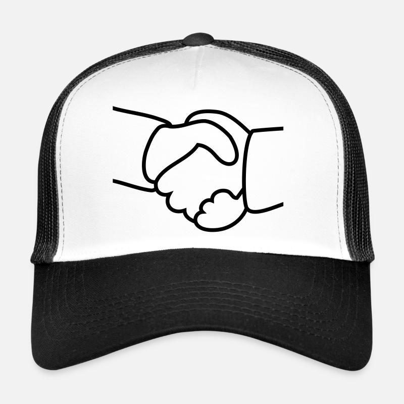 handshaking Trucker Cap