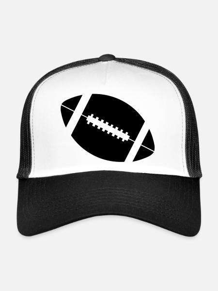American football - Casquette trucker  - blanc/noir - Devant