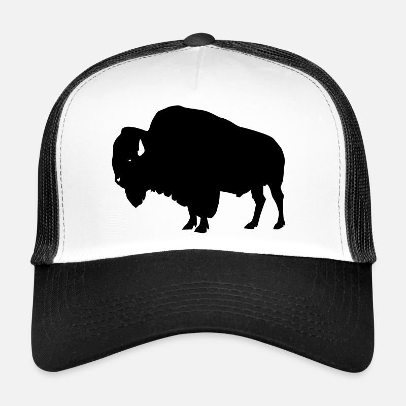 Bison - Trucker Cap - Weiß/Schwarz