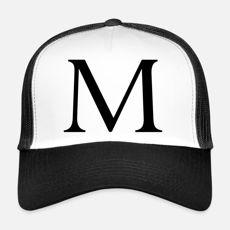 m - Trucker Cap - Weiß/Schwarz
