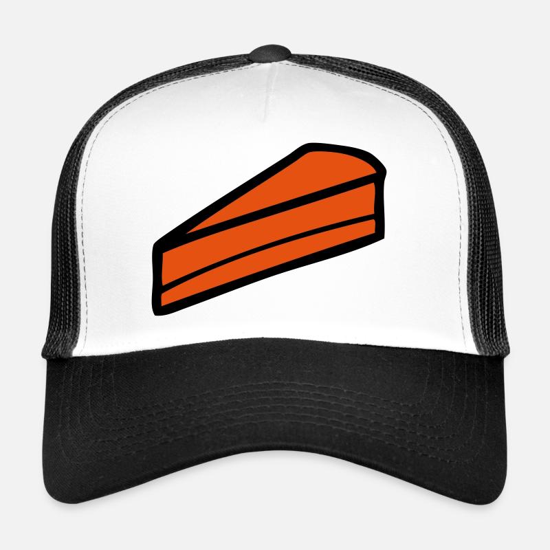 un dessin d'une part de gâteau Casquette trucker 