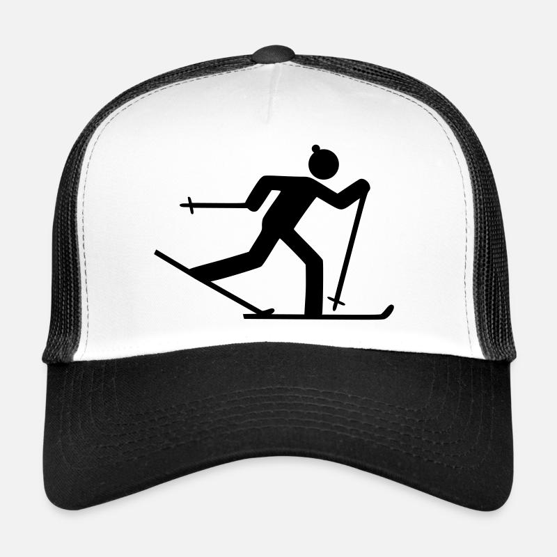 Ski Langläufer Trucker Cap