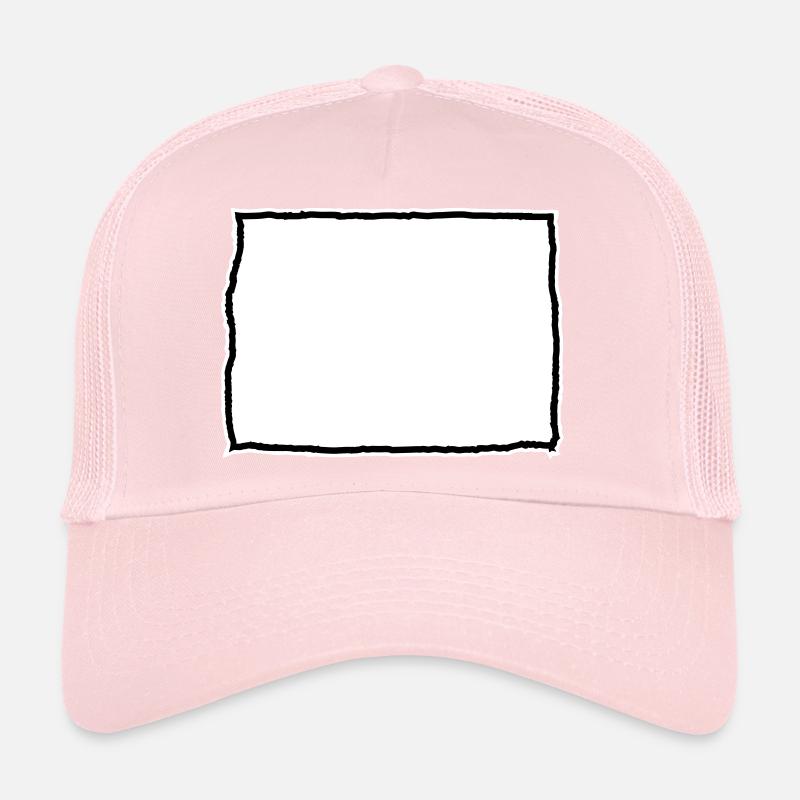 Name badge in table format Trucker Cap